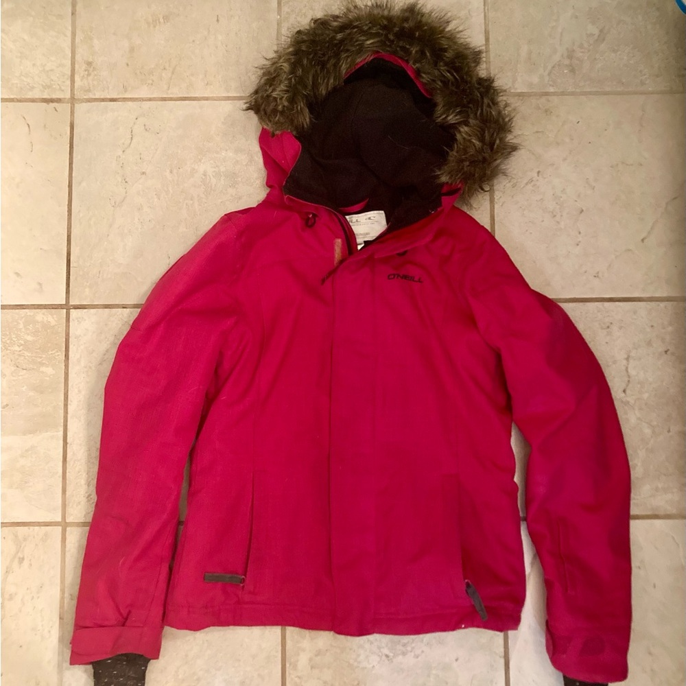 O’Neill women’s small pink snow coat